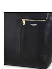 Negro - Radley Medium Pockets Icon Zip Top Black Backpack - Imagen 4 de 5