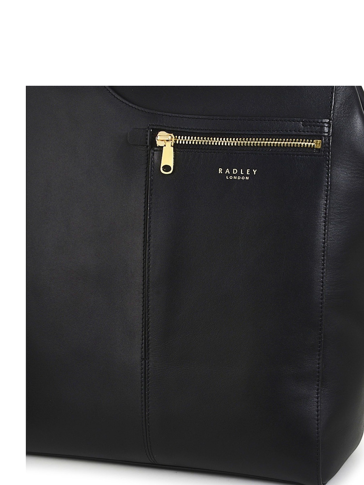 Buy Radley Medium Pockets Icon Zip Top Black Backpack from Next USA