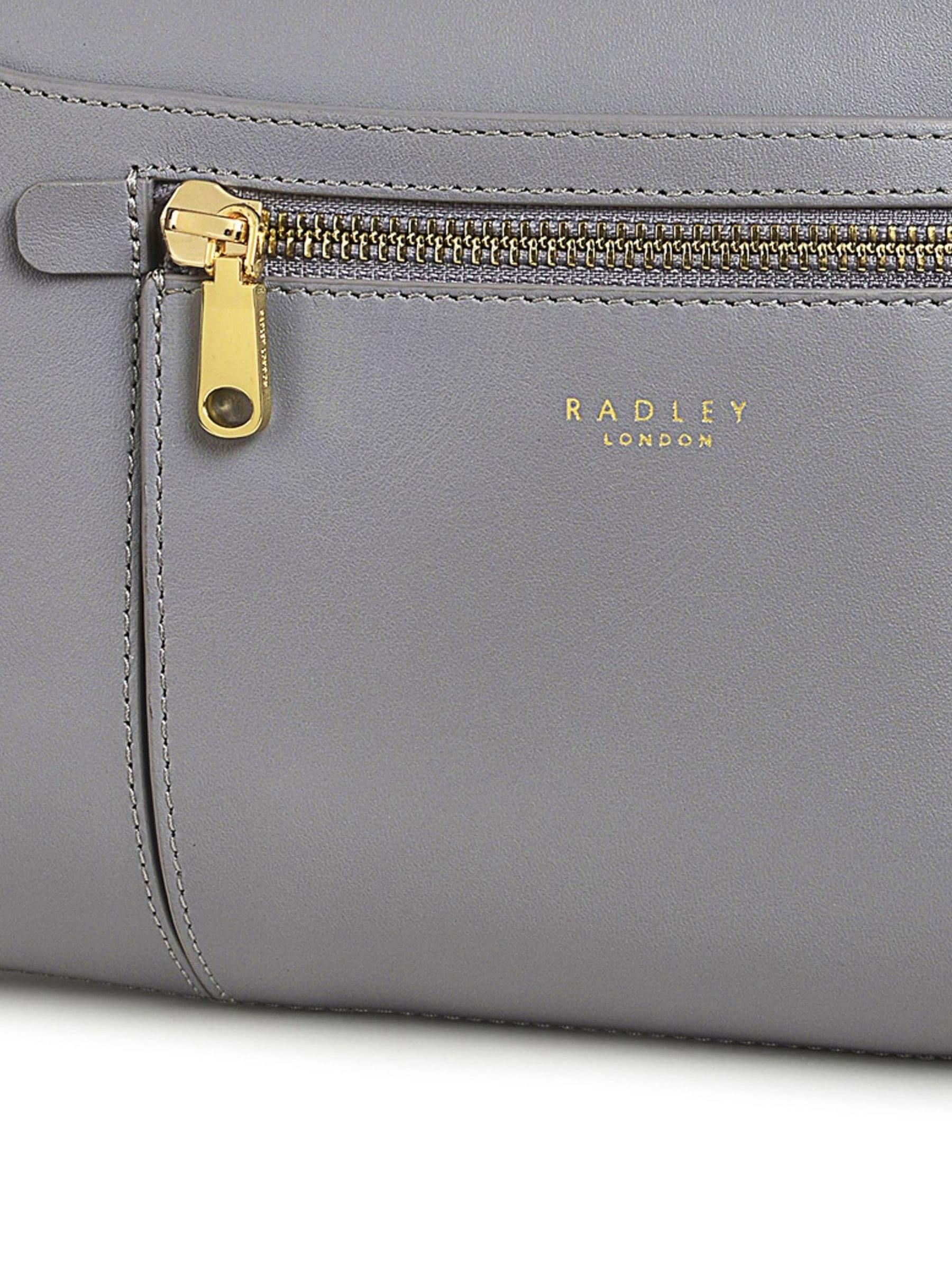 Buy Radley London Grey Pockets Icon Small Zip Top Cross Body Bag from Next Luxembourg