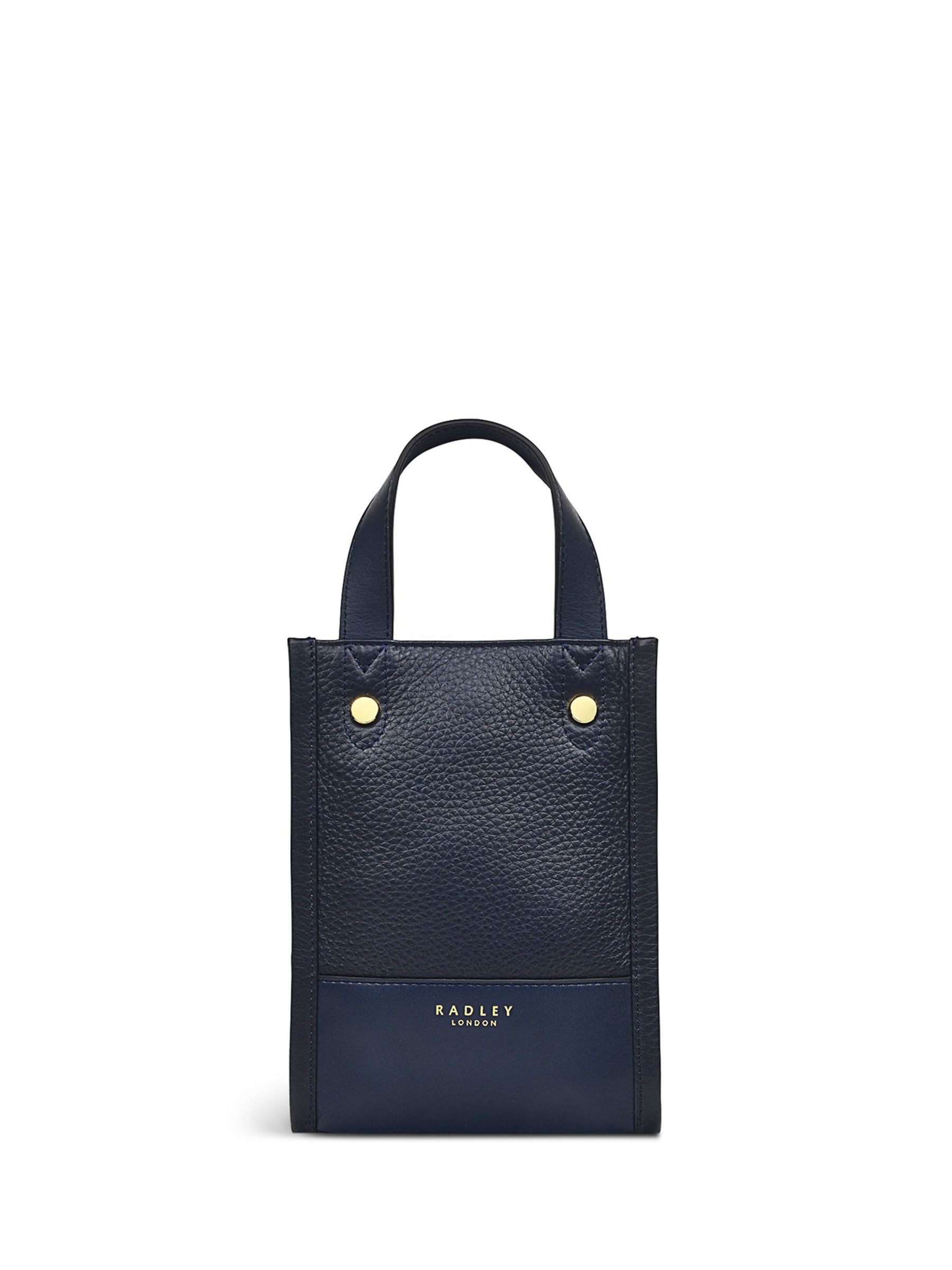 Radley blue handbag discount