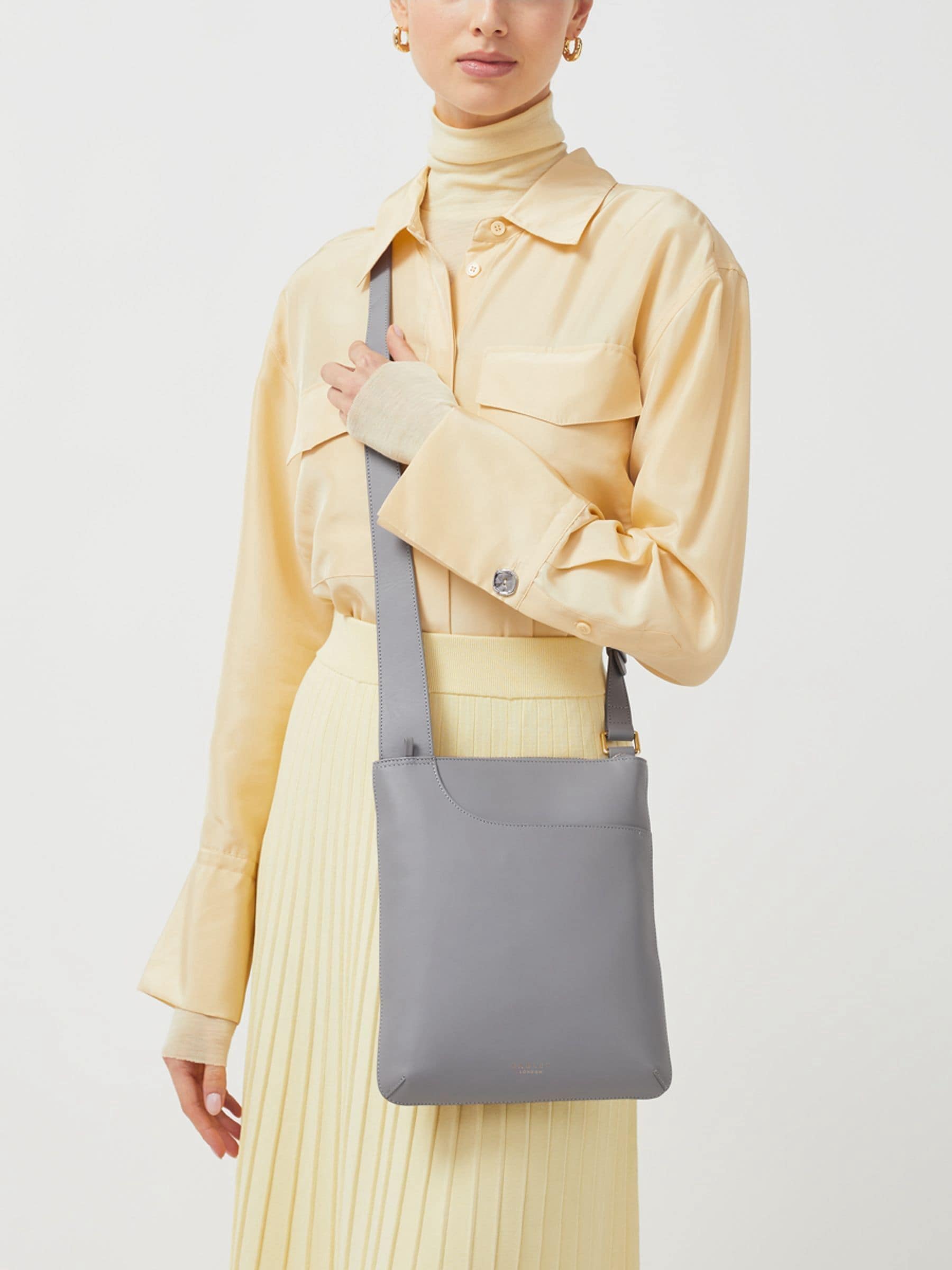 Buy Radley London Grey Pockets Icon Medium Ziptop Crossbody Bag from Next Luxembourg