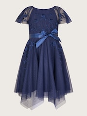 Monsoon Blue Amelia Embroidered Dress - Image 1 of 3