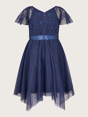 Monsoon Blue Amelia Embroidered Dress - Image 2 of 3