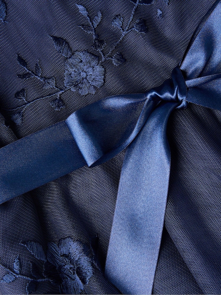 Monsoon Blue Amelia Embroidered Dress - Image 3 of 3