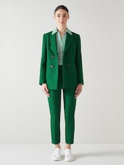 LK Bennett Green Mariner Trousers With Viscose - Image 4 of 6