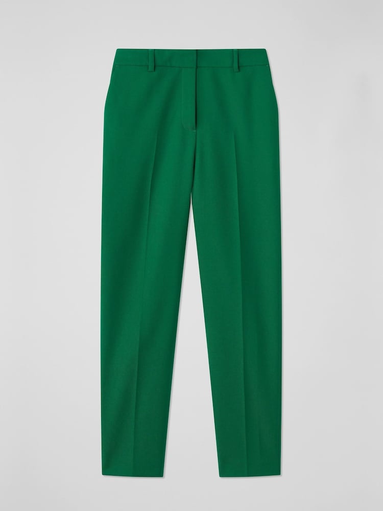 LK Bennett Green Mariner Trousers With Viscose - Image 6 of 6