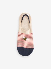 Blue Bees - Invisible Socks 5 Pack - Image 4 of 6