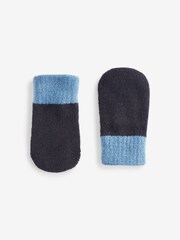 Navy/Blue/Grey Mittens 3 Pack (3mths-6yrs) - Image 2 of 4