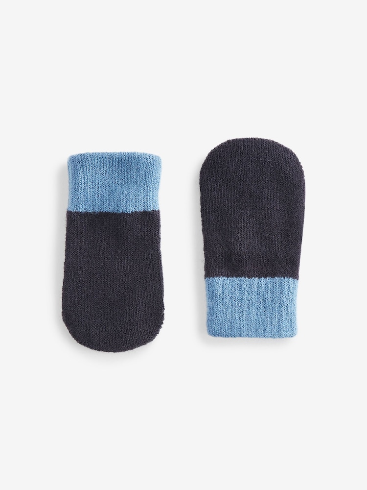Navy/Blue/Grey Mittens 3 Pack (3mths-6yrs) - Image 2 of 4 Navy/Blue/Grey Mittens 3 Pack (3mths-6yrs) - Image 2 of 4