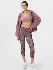 Sweaty Betty Purple Power Cropped Workout Leggings - Image 3 of 8