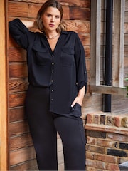 Live Unlimited Black Military Trousers - Image 1 of 5