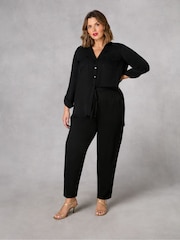 Live Unlimited Black Military Trousers - Image 2 of 5