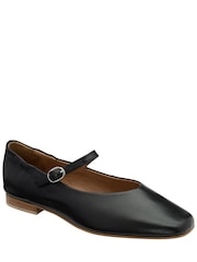Ravel Black Flat Mary-Jane Shoes - Image 1 of 4