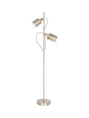 Pacific Brown Aaron Antique Brass Metal Task Floor Lamp - Image 2 of 2