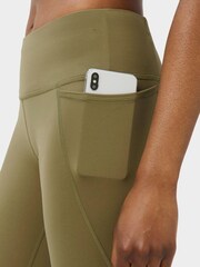 Sweaty Betty Green Power 7/8 Workout Leggings - Image 6 of 9