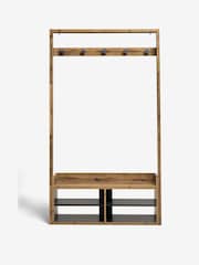 Dark Bronx Oak Effect Hallway Stand - Image 2 of 5