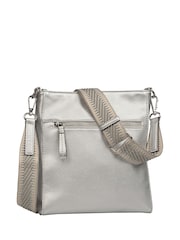 Gabor Silver Silena Cross-Body Bag - Image 1 of 4