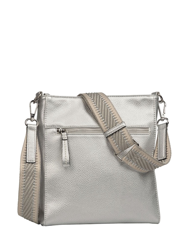 Gabor Silver Silena Cross-Body Bag - Image 1 of 4