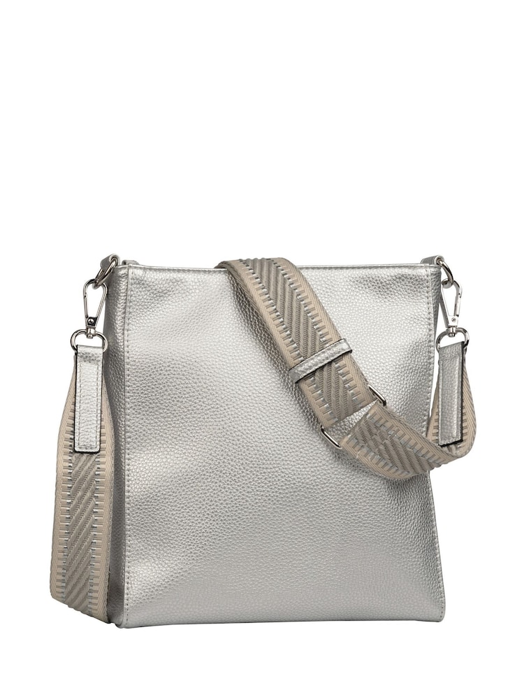 Gabor Silver Silena Cross-Body Bag - Image 2 of 4