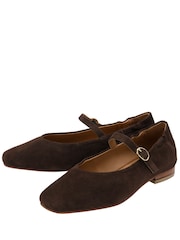 Ravel Brown Flat Mary-Jane Shoes - Image 2 of 4