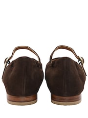 Ravel Brown Flat Mary-Jane Shoes - Image 3 of 4