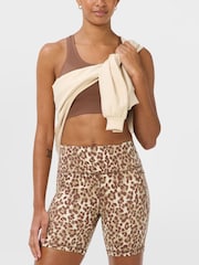 Sweaty Betty Brown Power 6" Biker Shorts - Image 1 of 1