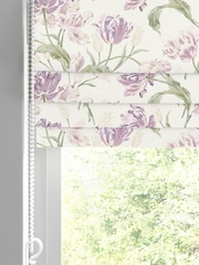 Laura Ashley Grape 100% Cotton Gosford Made to Measure Roman Blind - Image 2 of 6