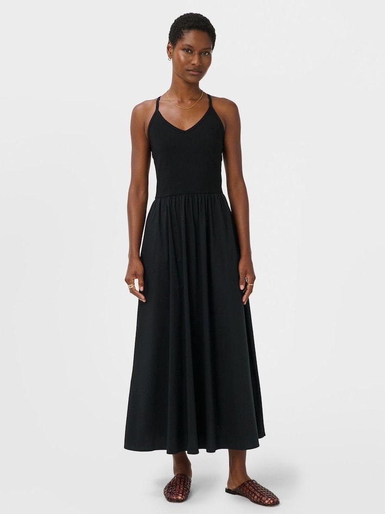 black strappy formal dress Strappy-Back Simple Long Formal Prom Dress