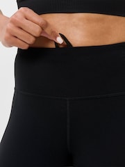 Sweaty Betty Black Ultimate Studio Crop Flare Trousers - Image 5 of 7