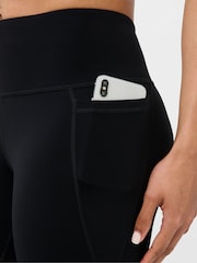 Sweaty Betty Black Ultimate Studio Crop Flare Trousers - Image 6 of 7