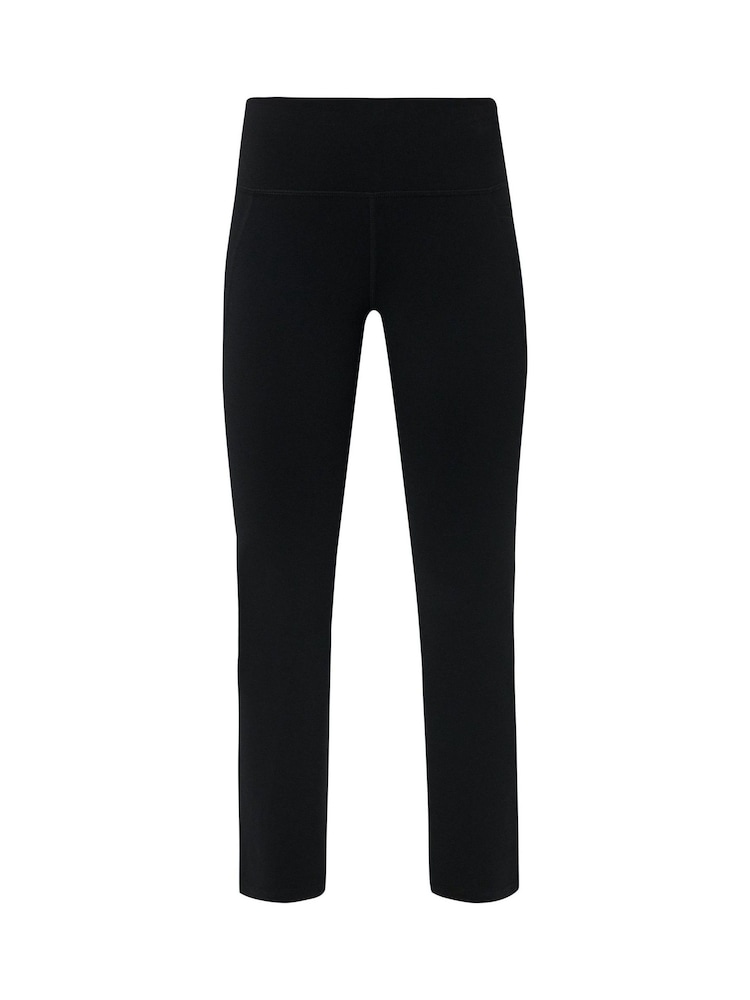 Sweaty Betty Black Ultimate Studio Crop Flare Trousers - Image 7 of 7