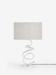 Chrome Ribbon Large Touch Table Lamp - Image 2 of 5