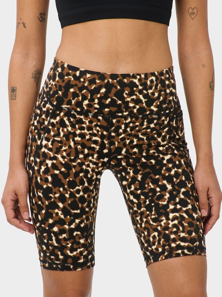 Sweaty Betty Brown Power Biker Shorts - Image 1 of 8
