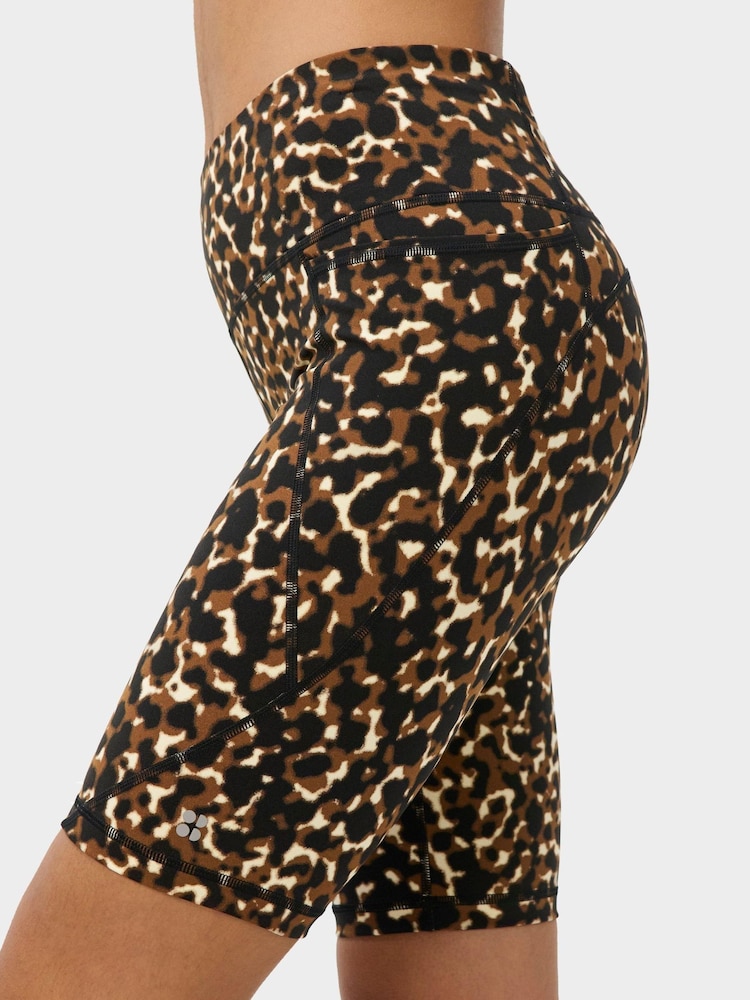 Sweaty Betty Brown Power Biker Shorts - Image 2 of 8