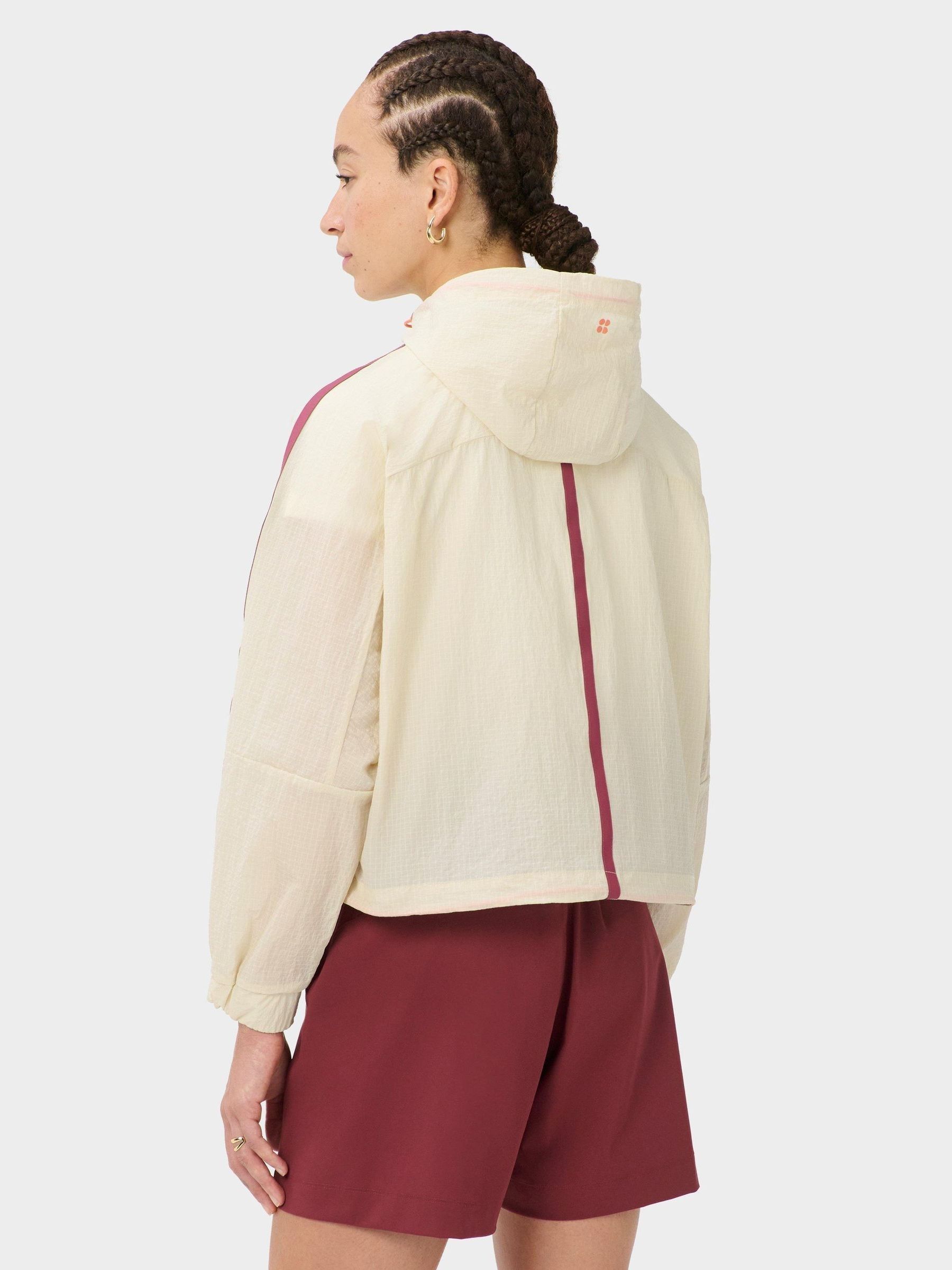 Buy Sweaty Betty Cream Ripstop Patch Pocket Lightweight Jacket