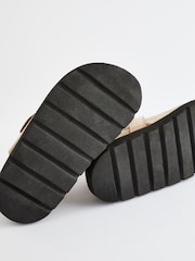 Neutral Brown Touch Fastening Chunky Clogs - Image 7 of 11