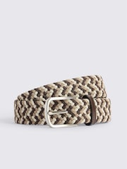 MOSS Brown Woven Belt - Image 1 of 1