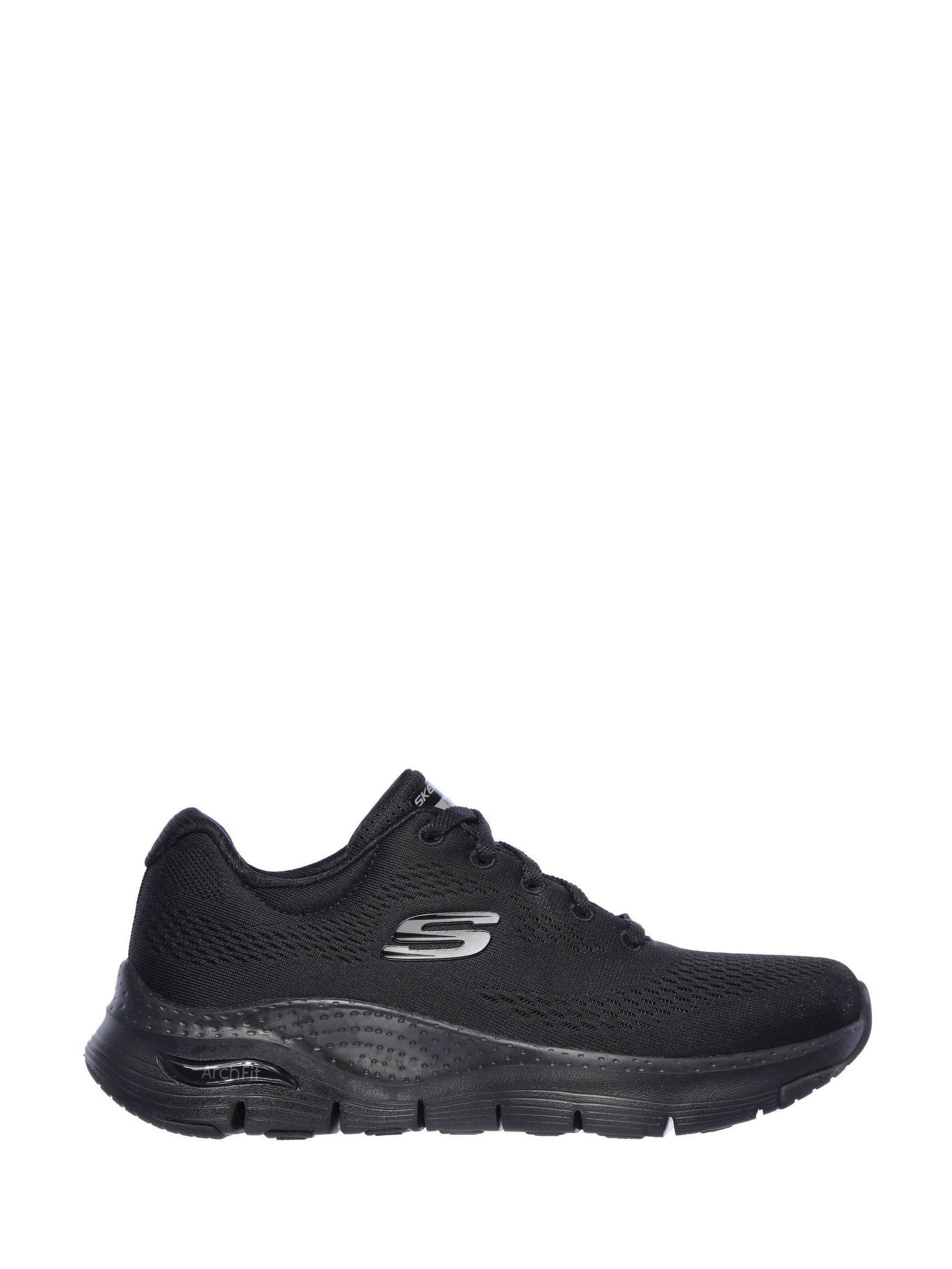 Sketchers black womens trainers clearance