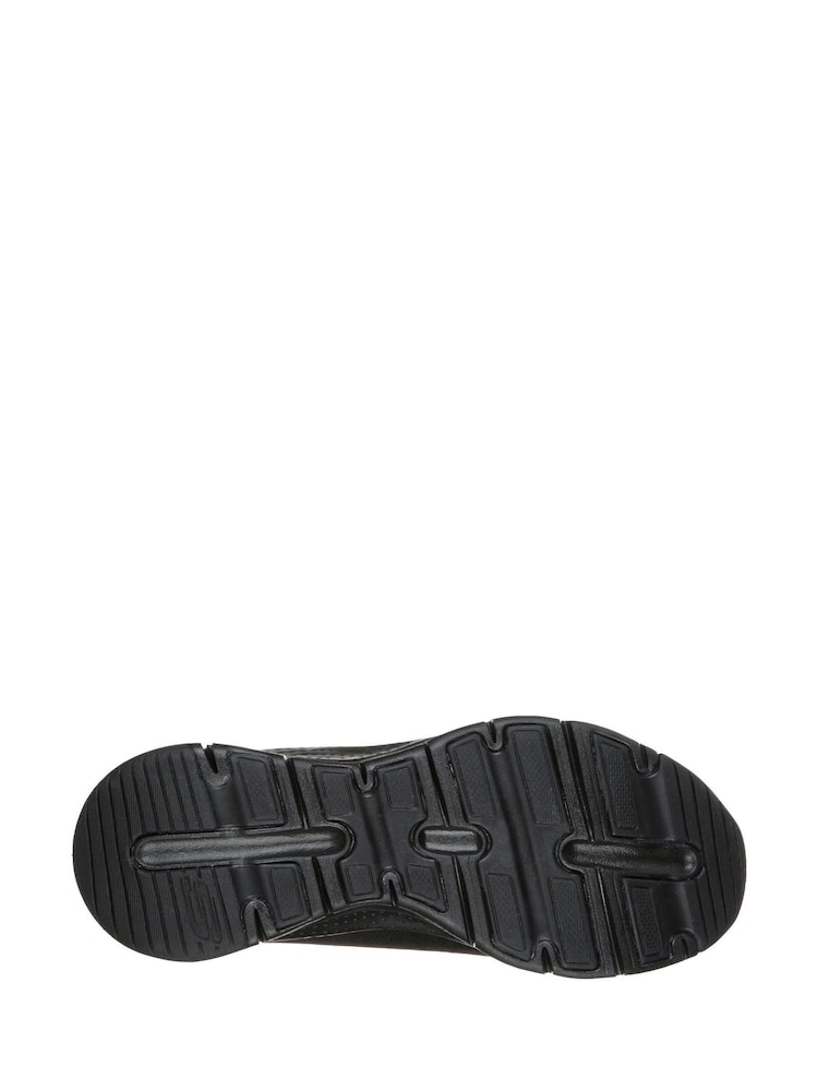 Skechers Black Standard Fit Arch Fit Womens Trainers - Image 5 of 6