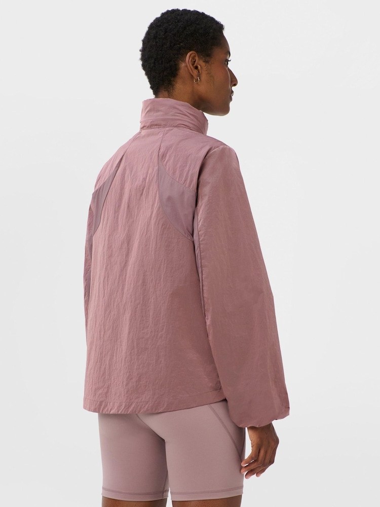 Sweaty Betty Purple Breathe Easy Track Jacket - Image 2 of 9 Sweaty Betty Purple Breathe Easy Track Jacket - Image 2 of 9