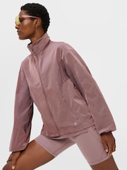 Sweaty Betty Purple Breathe Easy Track Jacket - Image 3 of 9