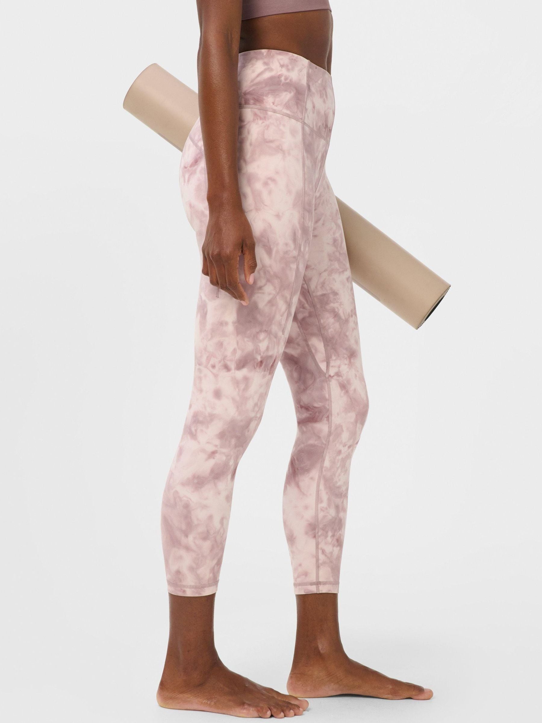 Betty Buy Sweaty Betty Purple 7/8 Length Super Soft Yoga Leggings from