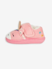 JoJo Maman Bébé Pink Slipper Shoes - Image 2 of 4
