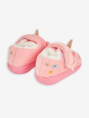 JoJo Maman Bébé Pink Slipper Shoes - Image 3 of 4