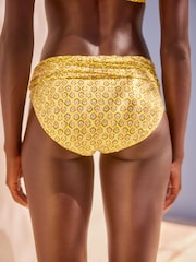Woodblock vert citron en aluminium - Bas de bikini - Image 4 of 7