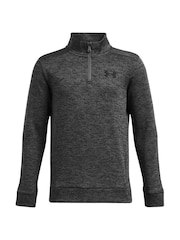 Under Armour Grey Fleece 1/4 Zip - Image 1 of 3