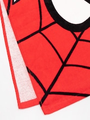 Vanilla Underground Red 100% Cotton Spider-Man Character Towel Poncho - Image 4 of 5