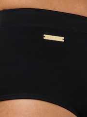 Sweaty Betty Black Wrap Front High Waist Bikini Briefs - Image 5 of 6