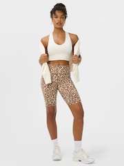 Sweaty Betty Brown Power 9" Biker Shorts - Image 1 of 4