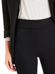 Schwarz - Leggings aus Ponte - Bild 9 von 10